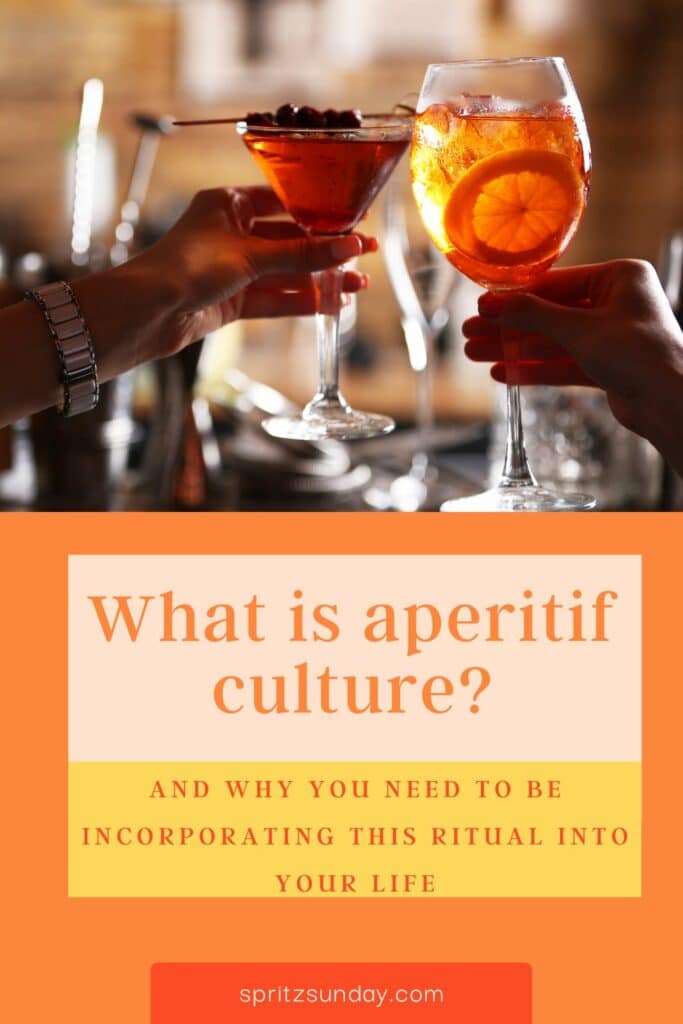 What is aperitif culture?